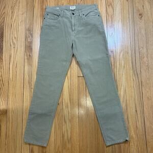 TODD SNYDER MEN'S 31x32 SLIM FIT 5 POCKET MOLESKIN STYLE PANTS DUSTY PINE